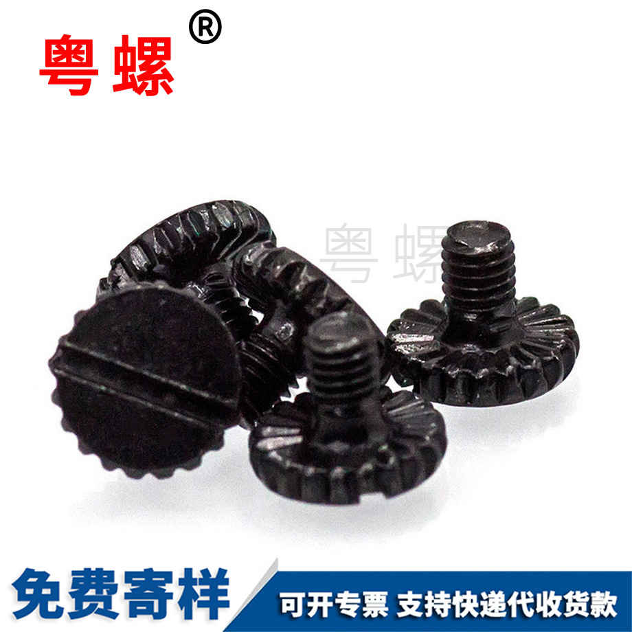 定制黑色七臺(tái)河一字槽螺絲
