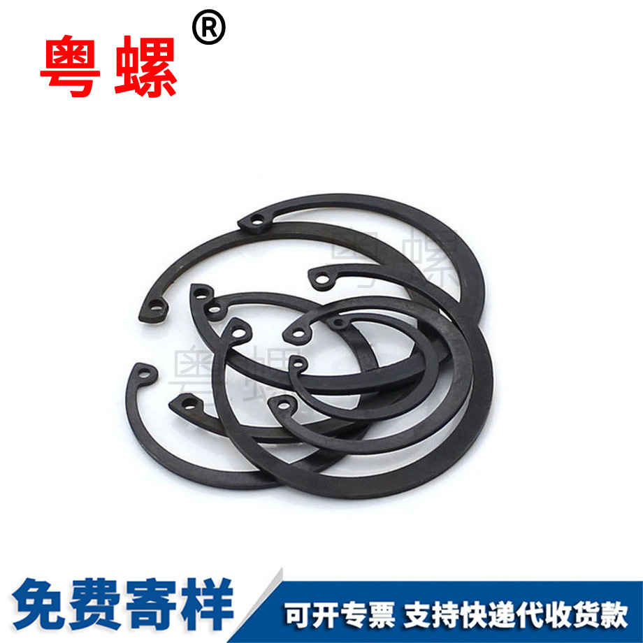 訂做鐵黑色孔用西雙版納卡簧