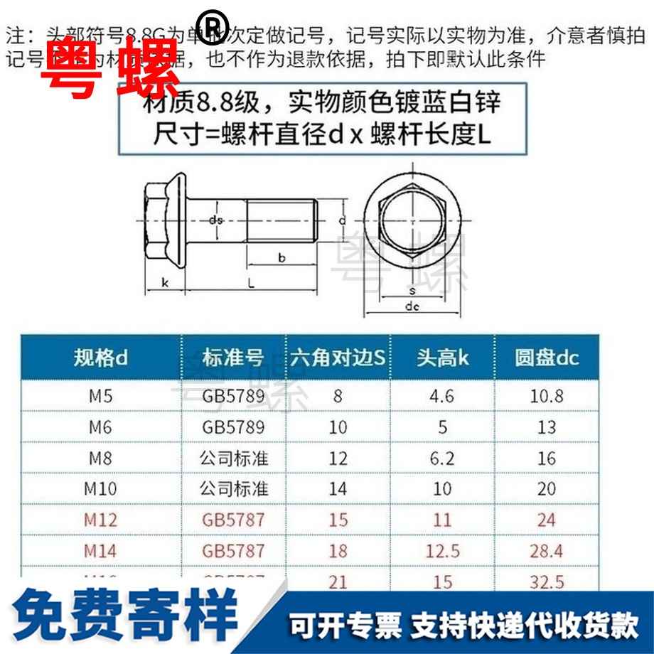 供應8.8級安陽法蘭螺絲